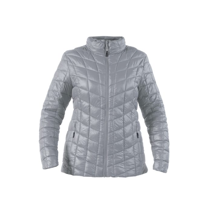 Parka Insulada HW Traveler Mujer Light Grey
